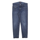 U.S. POLO ASSN Womens Slim Blue Denim Jeans Cotton Blend W29 L26 Zip Pocket