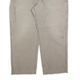 CARHARTT Mens Cotton Blend Beige Loose Straight Trousers W40 L30 Utility