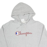 CHAMPION REVERSE WEAVE Mens Grey Hoodie XL Cotton Blend Pullover Sweatshirt