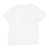 ADIDAS Mens White Black Cotton Blend Classic T-Shirt M Short Sleeve Crew Neck