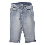 FLAVOURS Womens Shorts Blue Casual M W28 Cotton Blend Denim Pocket Detail