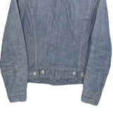 LEVI'S Womens Blue Denim Jacket S Cotton Classic Button Closure Casual