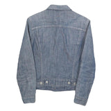 LEVI'S Womens Blue Denim Jacket S Cotton Classic Button Closure Casual