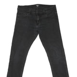 CARHARTT Mens Black Regular Skinny Denim Light W31 L31 Cotton Blend Zip Jeans
