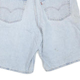 LEVI'S Mens Shorts Light Blue Denim XL W38 Classic Fit Casual Cotton Blend
