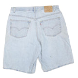 LEVI'S Mens Shorts Light Blue Denim XL W38 Classic Fit Casual Cotton Blend