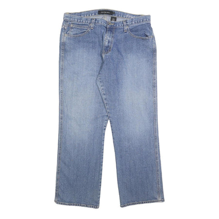 CALVIN KLEIN JEANS Womens Relaxed Straight Denim Medium W32 L28 Casual Blue