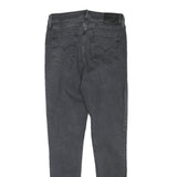 LEVI'S Womens Jeans Black Slim Skinny Denim W26 L30 Zip Cotton Blend