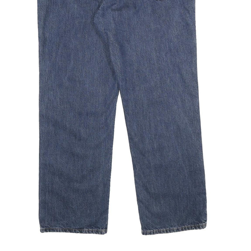 CARHARTT Womens Classic Blue Denim Straight Leg Lined Jeans W34 L30 Durable