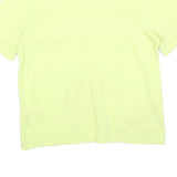 REEBOK Womens Yellow Graphic T-Shirt S Short Sleeve Crew Neck Casual