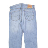 LEVI'S 505 Mens Jeans Blue Regular Straight Denim Medium W36 L30 Classic Casual