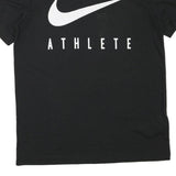NIKE Mens Black Athlete Graphic T-Shirt M Short Sleeve Crew Neck Cotton Blend