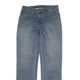 CARHARTT Mens Jeans Blue Regular Straight Denim Medium W34 L34 Button Cotton