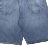 LEVI'S Mens Denim Blue Casual Shorts M W34 Cotton Blend Comfortable Stylish