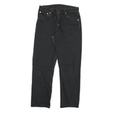 LEVI'S 521 02 Mens Jeans Black Regular Straight Denim Medium W31 L30 Classic Fit