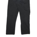 LEVI'S 521 02 Mens Jeans Black Regular Straight Denim Medium W31 L30 Classic Fit