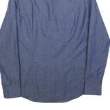 CALVIN KLEIN Mens Blue Shirt M Cotton Blend Long Sleeve Button Shirt