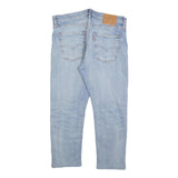 LEVI'S 512 BIG E Mens Slim Jeans Blue Denim Light W34 L25 Cotton Blend Zip