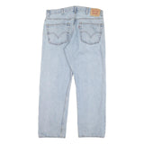 LEVI'S 505 Mens Jeans Blue Regular Straight Denim Light W38 L30 Classic Fit Zip