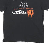 NIKE Mens Black Level Up Graphic T-Shirt M Short Sleeve Crew Neck Sports