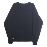 LEAGUE Mens Navy Blue Bulldogs Crew Neck M Cotton Blend Pullover Sweatshirt