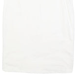 MAX MARA STUDIO Womens White Pencil Knee Length Cotton Blend Skirt UK 14 Elegant