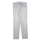 LEVI'S 511 Slim Mens Jeans Light Denim W30 L32 Cotton Blend Zip Slim Fit