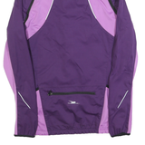 CRANE Womens Purple & Lilac Jacket M Polyester Striped Zip