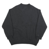 WALBUSCH Mens Black Cotton Blend Zip-Up Regular Fit Casual Jacket L Knit Pattern