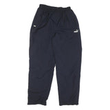 PUMA Mens Joggers Blue L W28 L30 Regular Tapered Fit Polyester Sportswear
