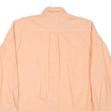 NAUTICA Mens Peach Button-Down Shirt S Cotton Blend Classic Fit Casual