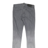 ALL SAINTS Womens Jeans Grey Ombre Regular Skinny Denim W28 L30 Stylish Zip