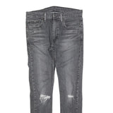 LEVI'S 519 Mens Jeans Slim Skinny Denim Medium W32 L30 Distressed Cotton Blend