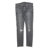 LEVI'S 519 Mens Jeans Slim Skinny Denim Medium W32 L30 Distressed Cotton Blend