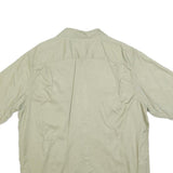 WRANGLER Mens Beige Casual Cotton Blend Shirt L Button Pocket Style