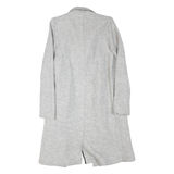 ZARA Mens Grey Wool Blend Jacket XS Trafaluc Collection Long Sleeve Plain