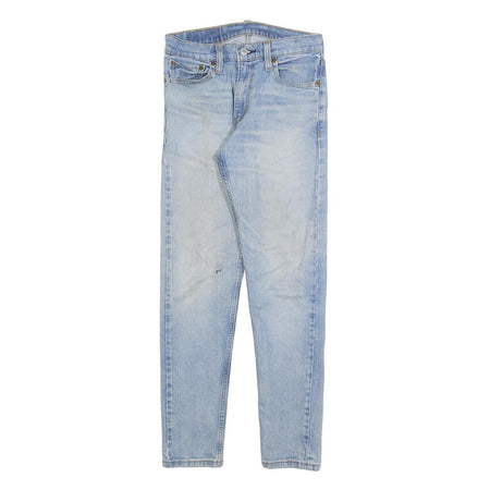 LEVI'S 512 Tapered Mens Jeans Blue Slim Tapered Denim Stone Wash W29 L30 Light