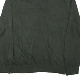 NAUTICA Mens Green Pullover Plain 1/4 Zip Cotton Blend Jumper 2XL Casual