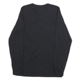 RUSSELL ATHLETIC Mens Black Churchill Physical Education Long Sleeve Crew Neck