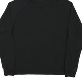 ELLESSE Mens Black Hoodie M Cotton Blend Pullover Hooded Sweatshirt Logo Print