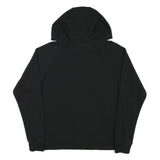 ELLESSE Mens Black Hoodie M Cotton Blend Pullover Hooded Sweatshirt Logo Print