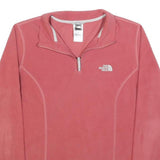 THE NORTH FACE Womens Rose Plain Pullover Quarter Zip Basic Knit Jumper M Casual