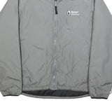 SHERPA Womens Grey Outdoor Jacket L Polyester Blend Zip Plain Functional