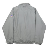 SHERPA Womens Grey Outdoor Jacket L Polyester Blend Zip Plain Functional