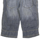 S OLIVER Mens Denim Blue Casual Shorts M W34 Cotton Blend Comfortable Fit