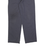 DICKIES Mens Regular Fit Navy Blue Cotton Blend Zip Trousers W32 L32 Workwear