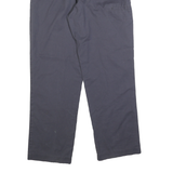 DICKIES Mens Regular Fit Navy Blue Cotton Blend Zip Trousers W32 L32 Workwear