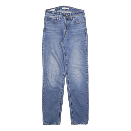 LEVI'S 712 BIG E Womens Jeans Blue Slim Skinny Denim Light W27 L32 Classic Fit