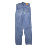 LEVI'S 712 BIG E Womens Jeans Blue Slim Skinny Denim Light W27 L32 Classic Fit