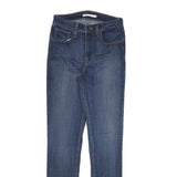 LEVI'S 721 Womens Jeans Blue Slim Skinny Denim Medium W25 L30 Stretch
